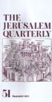 The Jerusalem Quarterly ; Number Fifty One, Summer 1989